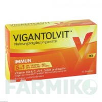ВІГАНТОЛВІТ (VIGANTOLVIT) таблетки 60 шт - Активні речовини WICK PHARMA