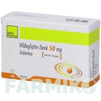 ВИЛДАГЛІПТИН (VILDAGLIPTIN) 50 мг таблетки 60 шт - Вілдагліптин DENK PHARMA