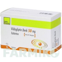 ВИЛДАГЛИПТИН (VILDAGLIPTIN) 50 мг таблетки 90 шт - Вилдаглиптин DENK PHARMA