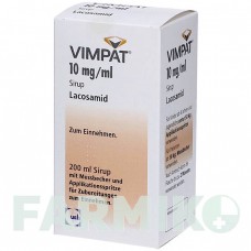 ВИМПАТ (VIMPAT) 10 мг/мл сироп 200 мл - Лакосамид AARAGON PHARMA