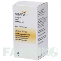 ВІМПАТ (VIMPAT) 10 мг/мл сироп 200 мл - Лакосамід DOCPHARM