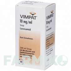 ВІМПАТ (VIMPAT) 10 мг/мл сироп 200 мл - Лакосамід ORIFARM