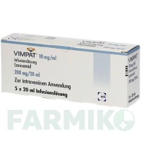 ВІМПАТ (VIMPAT) 10 мг/мл розчин 5x20 мл - Лакосамід UCB PHARMA
