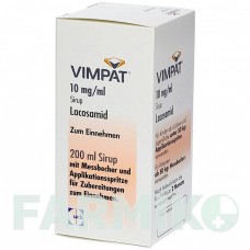 ВІМПАТ (VIMPAT) 10 мг/мл сироп 200 мл - Лакосамід UCB PHARMA