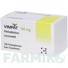 ВІМПАТ (VIMPAT) 100 мг таблетки 168 шт - Лакосамід 1 0 1 CAREFARM