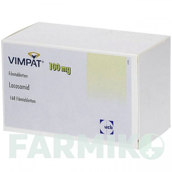 ВИМПАТ (VIMPAT) 100 мг таблетки 56 шт - Лакосамид CC PHARMA