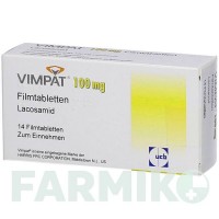 ВІМПАТ (VIMPAT) 100 мг таблетки 14 шт - Лакосамід DOCPHARM