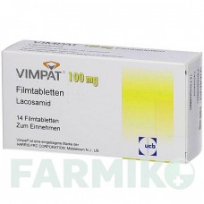 ВІМПАТ (VIMPAT) 100 мг таблетки 14 шт - Лакосамід DOCPHARM