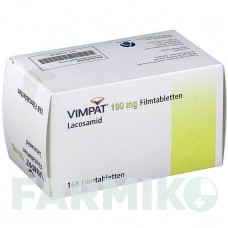 ВИМПАТ (VIMPAT) 100 мг таблетки 56 шт - Лакосамид ORIFARM