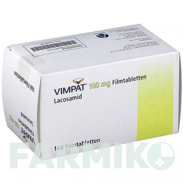 ВИМПАТ (VIMPAT) 100 мг таблетки 56 шт - Лакосамид ORIFARM