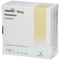ВІМПАТ (VIMPAT) 150 мг таблетки 168 шт - Лакосамід EMRA-MED