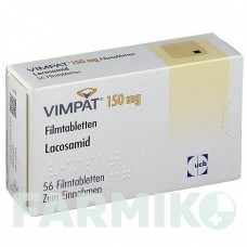 ВІМПАТ (VIMPAT) 150 мг таблетки 56 шт - Лакосамід UCB PHARMA