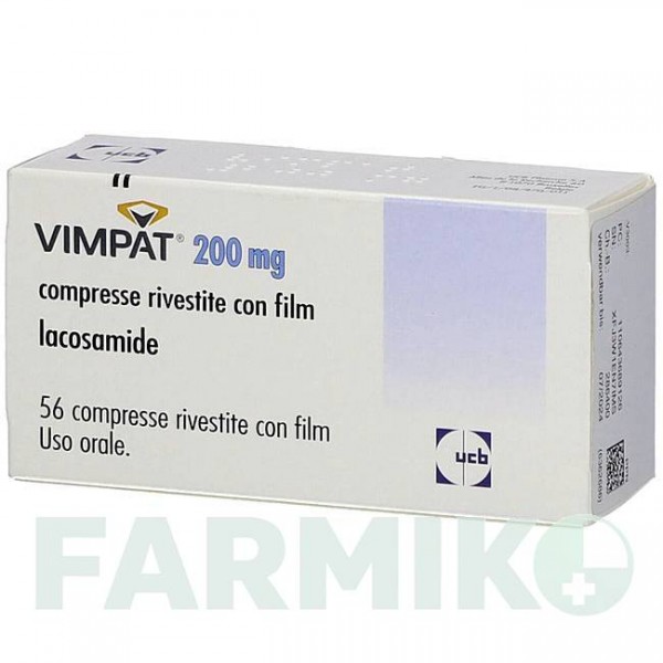 ВІМПАТ (VIMPAT) 200 мг таблетки 56 шт - Лакосамід KOHLPHARMA