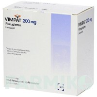 ВИМПАТ (VIMPAT) 200 мг таблетки 168 шт - Лакосамид KOHLPHARMA