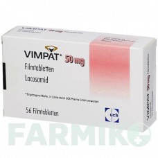ВІМПАТ (VIMPAT) 50 мг таблетки 56 шт - Лакосамід EMRA-MED