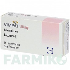 ВІМПАТ (VIMPAT) 50 мг таблетки 14 шт - Лакосамід UCB PHARMA