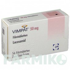 ВІМПАТ (VIMPAT) 50 мг таблетки 56 шт - Лакосамід UCB PHARMA