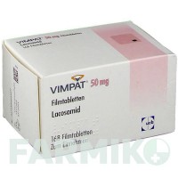 ВІМПАТ (VIMPAT) 50 мг таблетки 168 шт - Лакосамід UCB PHARMA