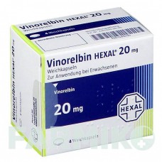 ВИНОРЕЛЬБИН (VINORELBIN) 20 мг капсулы 1 шт - Винорельбин HEXAL