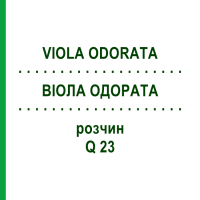 ВІОЛА ОДОРАТА (VIOLA ODORATA) Q 23 розчин 15 мл - Гомеопатія GUDJONS