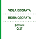 ВІОЛА ОДОРАТА (VIOLA ODORATA) Q 27 розчин 15 мл - Гомеопатія GUDJONS