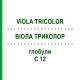 ВІОЛА ТРИКОЛОР (VIOLA TRICOLOR) C 12 глобули 1,5 г - Гомеопатія GUDJONS