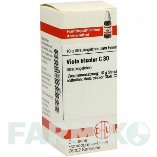 ВИОЛА ТРИКОЛОР (VIOLA TRICOLOR) C 30 глобули 10 г - Гомеопатия DHU