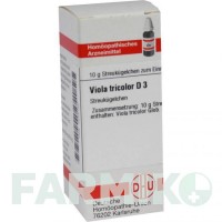 ВИОЛА ТРИКОЛОР (VIOLA TRICOLOR) D 3 глобули 10 г - Гомеопатия DHU
