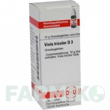 ВИОЛА ТРИКОЛОР (VIOLA TRICOLOR) D 3 глобули 10 г - Гомеопатия DHU