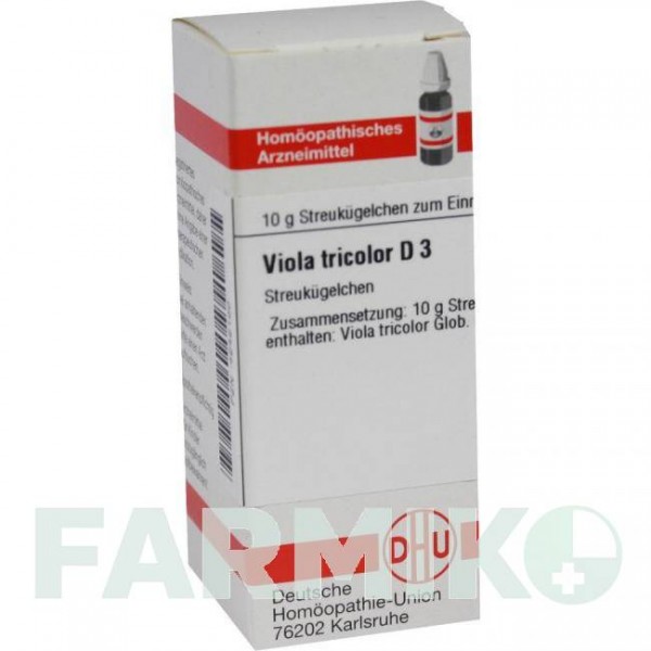 ВІОЛА ТРИКОЛОР (VIOLA TRICOLOR) D 3 глобули 10 г - Гомеопатія DHU