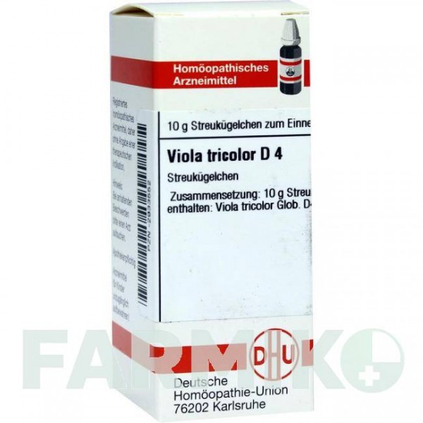 ВІОЛА ТРИКОЛОР (VIOLA TRICOLOR) D 4 глобули 10 г - Гомеопатія DHU