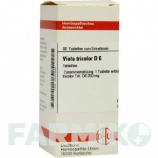 ВИОЛА ТРИКОЛОР (VIOLA TRICOLOR) D 6 таблетки 80 шт - Гомеопатия DHU