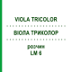 ВИОЛА ТРИКОЛОР (VIOLA TRICOLOR) LM 6 раствор 10 мл - Гомеопатия ARCANA DR.SEWERIN