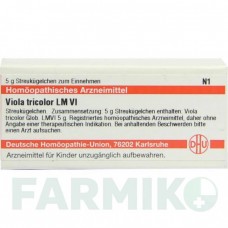 ВИОЛА ТРИКОЛОР (VIOLA TRICOLOR) LM VI глобули 5 г - Гомеопатия DHU