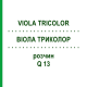 ВІОЛА ТРИКОЛОР (VIOLA TRICOLOR) Q 13 розчин 15 мл - Гомеопатія GUDJONS