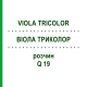 ВІОЛА ТРИКОЛОР (VIOLA TRICOLOR) Q 19 розчин 15 мл - Гомеопатія GUDJONS
