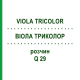 ВІОЛА ТРИКОЛОР (VIOLA TRICOLOR) Q 29 розчин 15 мл - Гомеопатія GUDJONS