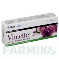 ВІОЛЕТТА (VIOLETTE) 0,03 мг/2 мг таблетки 63 шт - Дієногест, Етинілестрадіол VIATRIS