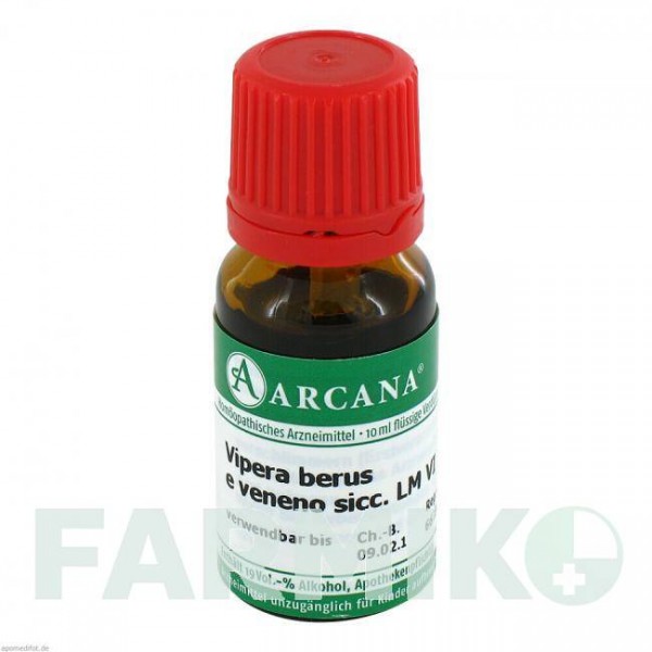 ВИПЕРА БЕРУС (VIPERA BERUS) LM 6 раствор 10 мл - Гомеопатия ARCANA DR.SEWERIN