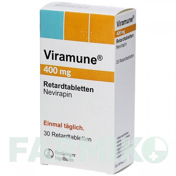 ВИРАМУН (VIRAMUNE) 400 мг таблетки 30 шт - Невирапин ABACUS MEDICINE