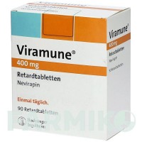 ВИРАМУН (VIRAMUNE) 400 мг таблетки 90 шт - Невирапин FD PHARMA