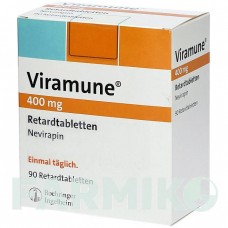 ВІРАМУН (VIRAMUNE) 400 мг таблетки 90 шт - Невірапін FD PHARMA