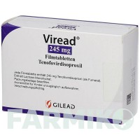 ВІРЕАД (VIREAD) 245 мг таблетки 3x30 шт - Тенофовір ABACUS MEDICINE