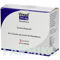 ВІРЕАД (VIREAD) 245 мг таблетки 3x30 шт - Тенофовір BB FARMA