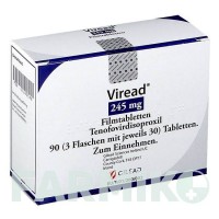 ВИРЕАД (VIREAD) 245 мг таблетки 3x30 шт - Тенофовир GILEAD SCIENCES