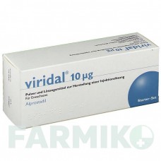 ВИРИДАЛ (VIRIDAL) 10 мкг порошок 1 набор - Алпростадил AMDIPHARM