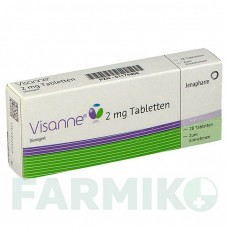 ВИЗАННА (VISANNE) 2 мг таблетки 1x28 шт - Диеногест JENAPHARM