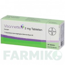 ВИЗАННЕТТА (VISANNETTE) 2 мг таблетки 3x28 шт - Диеногест KOHLPHARMA