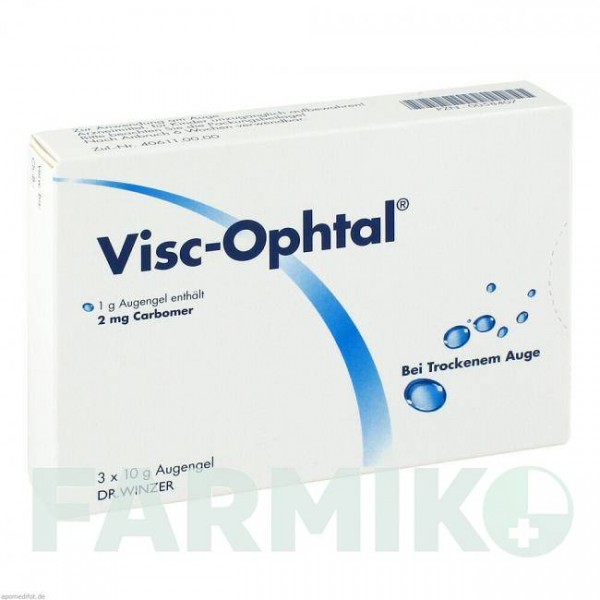 ВИСК ОФТАЛ (VISC OPHTAL) гель 3x10 г - Карбомер DR.WINZER PHARMA