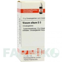 ВІСКУМ АЛЬБУМ (VISCUM ALBUM) D 3 глобули 10 г - Гомеопатія DHU